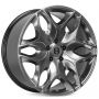 Легковой диск Skill Wheels SY218 10x22 5x130 ET28 71,5 серебро тёмное