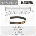 Masuma 6PK1670 поликлиновый